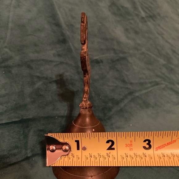 Vintage Metal Bell With Ram Top Detail - Picture 11 of 13